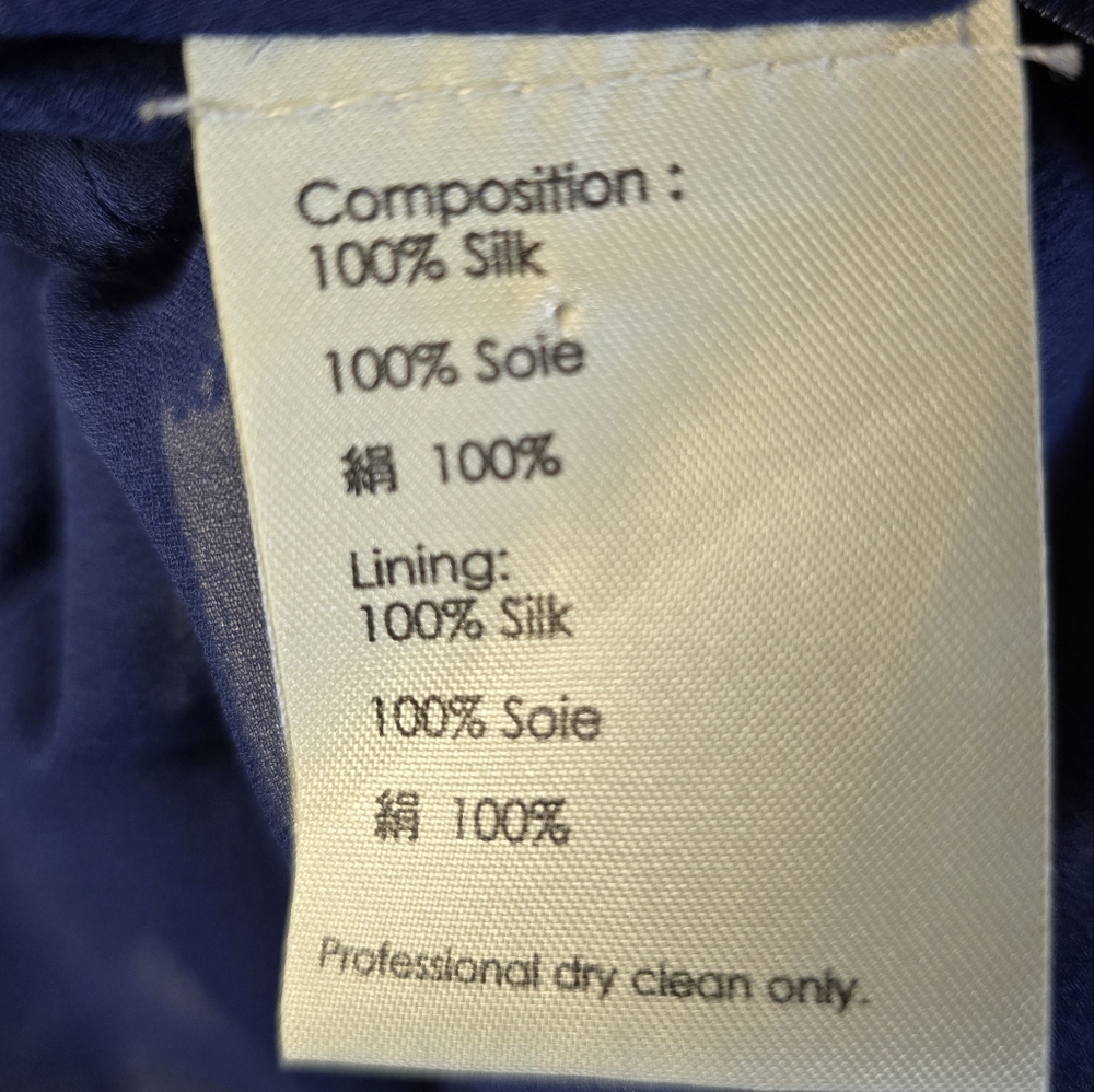 3.1 Phillip Lim 100% Silk Skirt Blue White Size 8 Midi for the RealReal - Picture 10 of 10